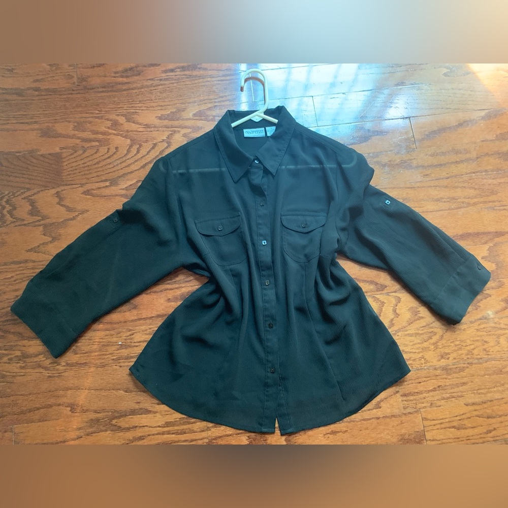 Apparenza Women’s Black Shirt Size L